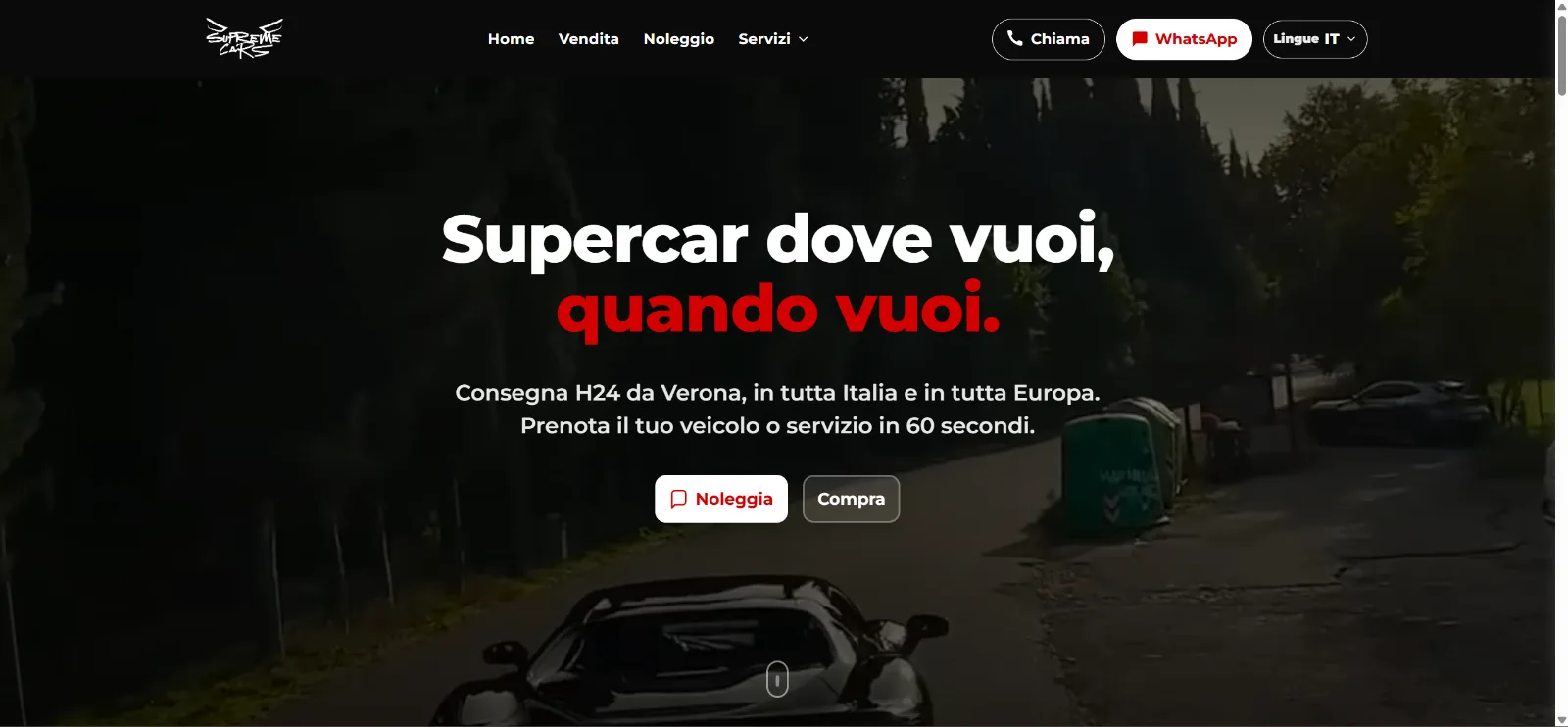 Copertina sito supremecars.it